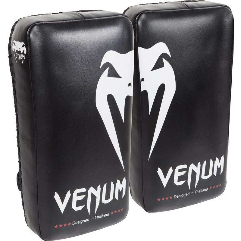 Venum Giant Arm Kick Pads Thai Pads Zwart Wit - Image 7