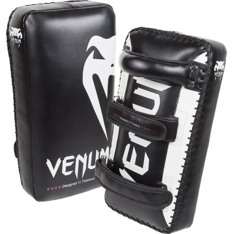 Venum Giant Arm Kick Pads Thai Pads Zwart Wit - Image 10