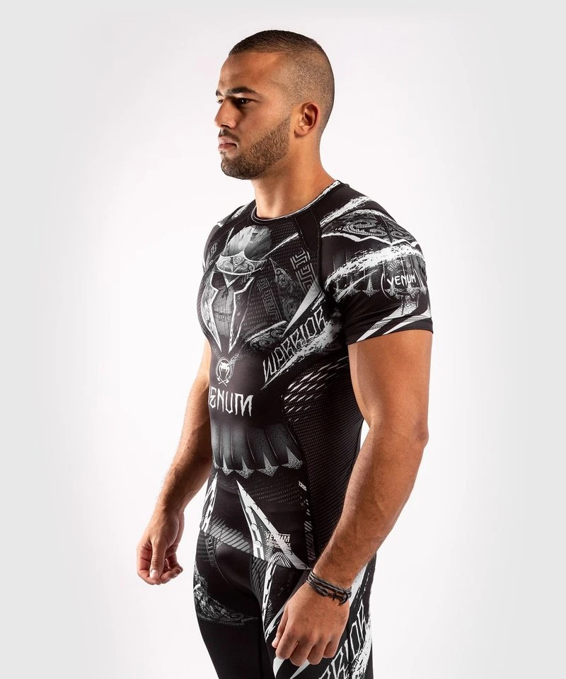 Venum GLDTR 4.0 Rash Guard Zwart Wit - Image 6