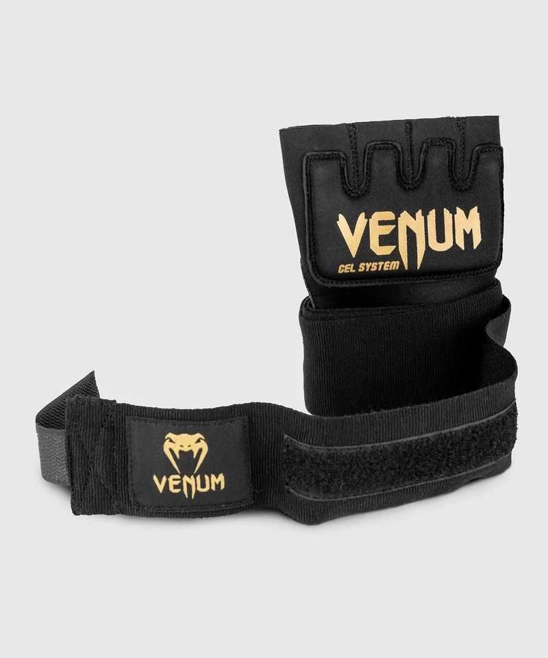 Venum Kontact Gel Glove Wraps Zwart Goud - Image 3