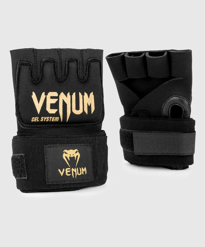 Venum Kontact Gel Glove Wraps Zwart Goud - Image 4