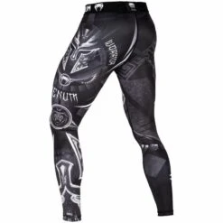 Venum Legging Gladiator Zwart Wit 3.0 Spats Tights Venum Fightstore