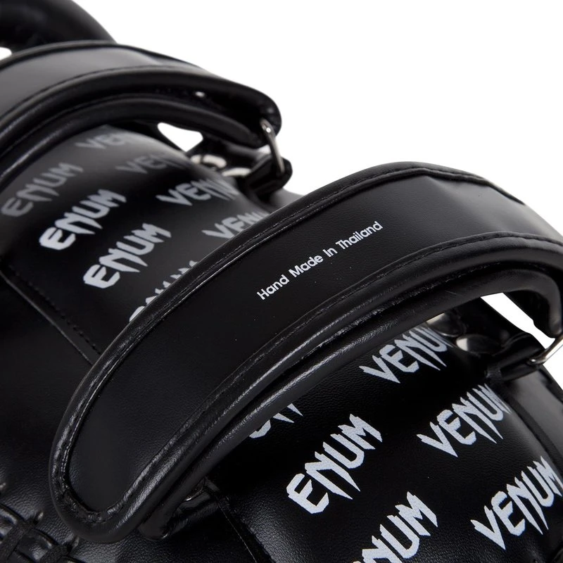 Venum Light Kick Pads Skintex Leer Zwart Wit - Image 4