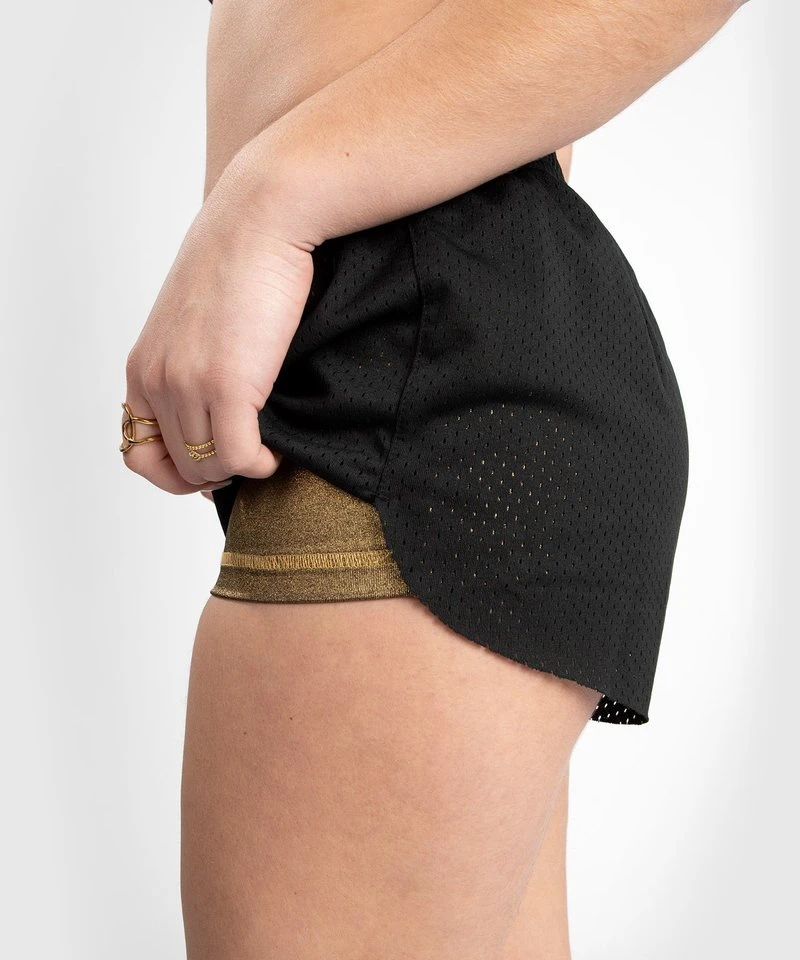 Venum Lightning 2 In 1 Training Short Dames Zwart Goud - Image 8