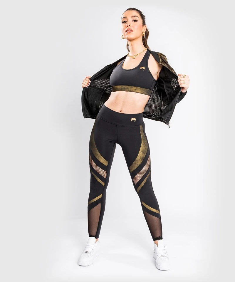 Venum Lightning Legging 7/8 Dames Zwart Goud - Image 6