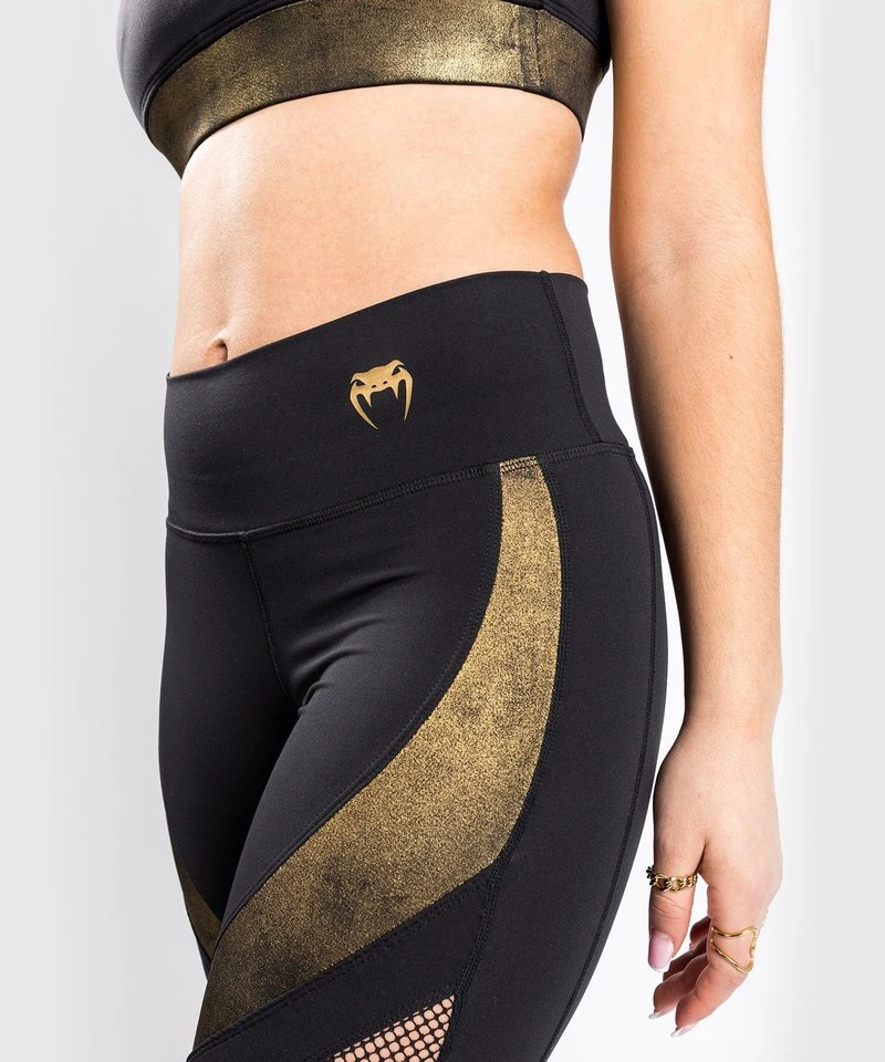 Venum Lightning Legging 7/8 Dames Zwart Goud - Image 9