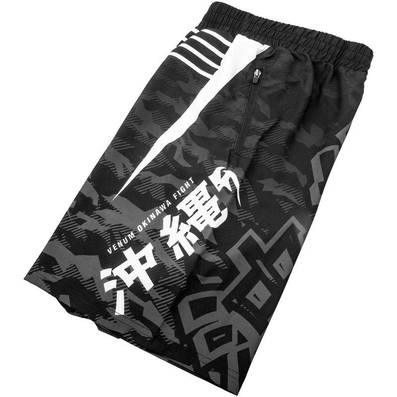 Venum Okinawa 2.0 Fitness Short Zwart Wit - Image 3