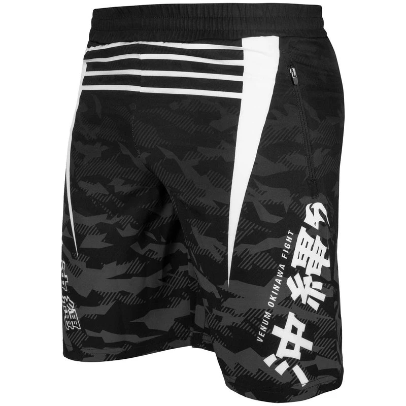 Venum Okinawa 2.0 Fitness Short Zwart Wit - Image 4