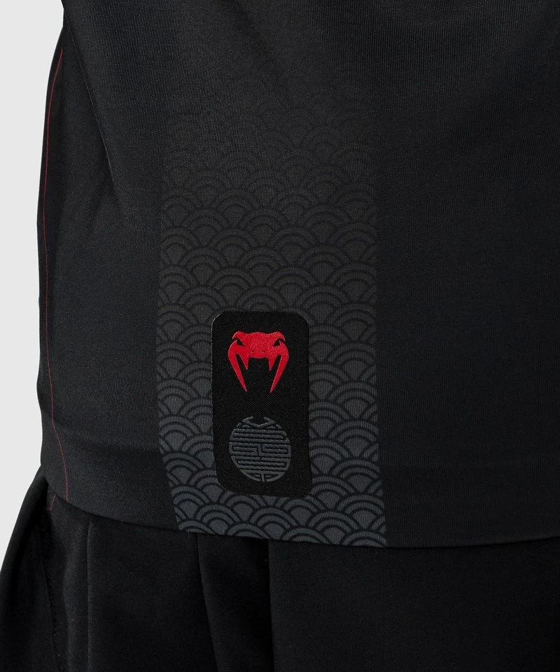 Venum OKINAWA 3.0 Rash Guard Kids Zwart Rood - Image 6