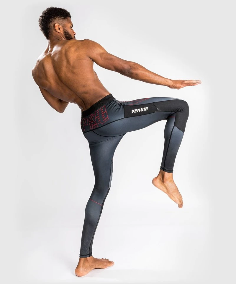Venum OKINAWA 3.0 Sportlegging Zwart Rood - Image 2