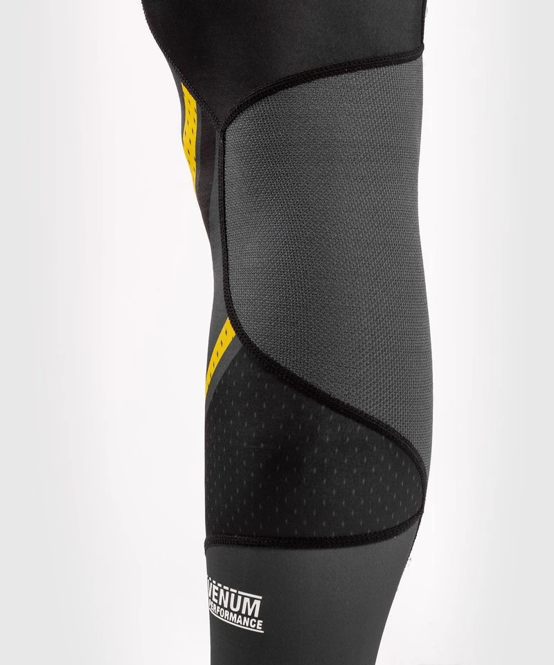 Venum ONE FC Impact Compression Tights Legging Grijs Geel - Image 2