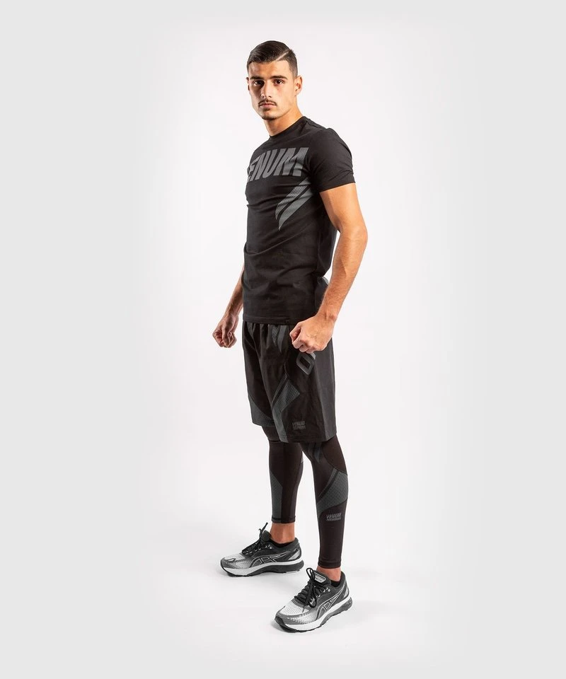 Venum ONE FC Impact Compression Tights Legging Zwart Zwart - Image 4