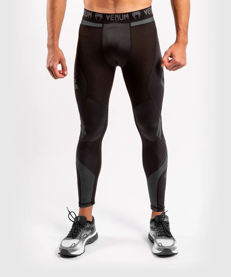 Venum ONE FC Impact Compression Tights Legging Zwart Zwart - Image 6