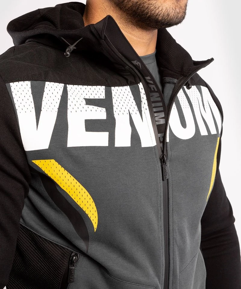 Venum ONE FC Impact Hoody Grijs Geel - Image 7