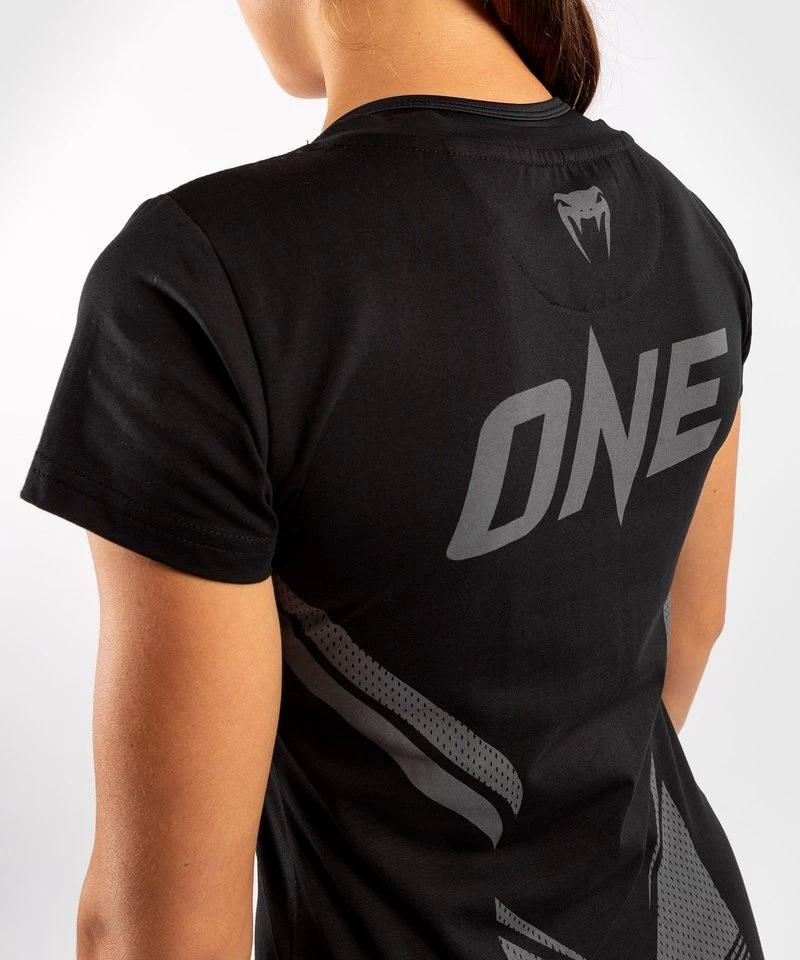 Venum ONE FC Impact T-shirt Dames Zwart Zwart - Image 3