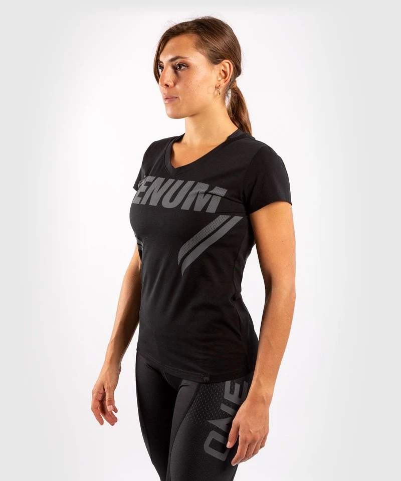 Venum ONE FC Impact T-shirt Dames Zwart Zwart - Image 4
