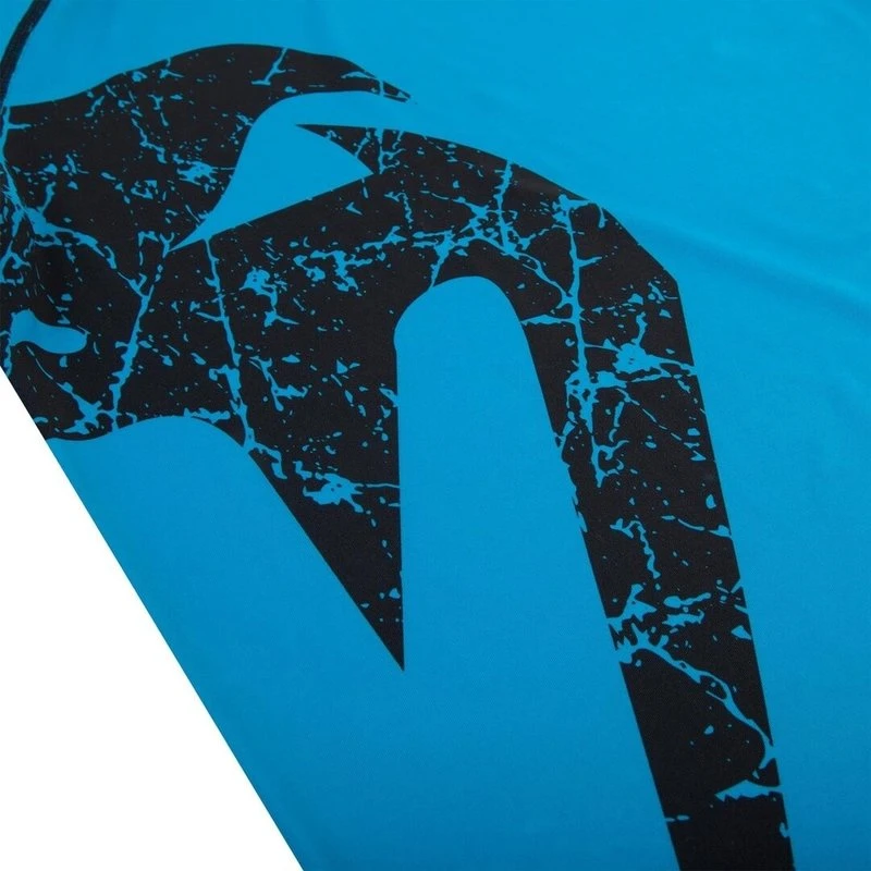 Venum Original Giant Rash Guard S/S Cyan Black