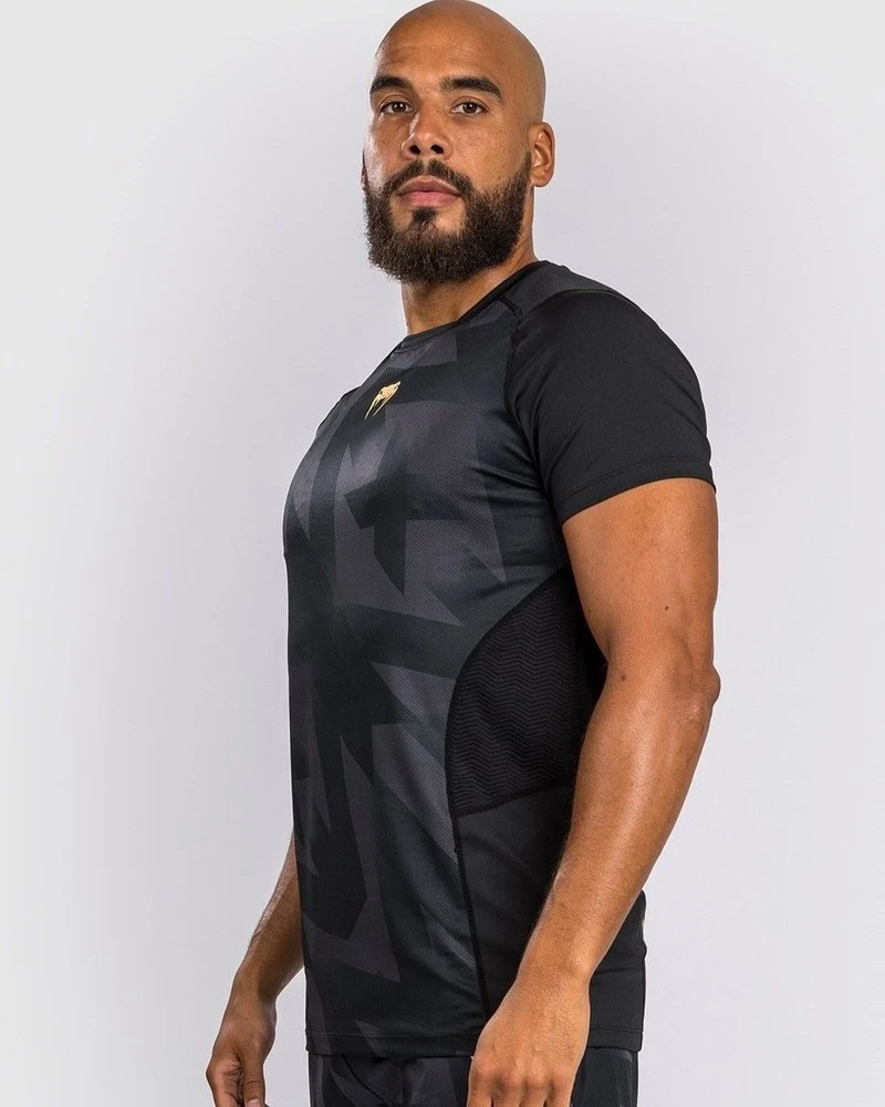 Venum Razor Dry Tech T-shirt Zwart Goud - Image 2