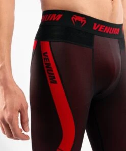 Venum Sportlegging No Gi 3.0 Compressiebroek Zwart Rood