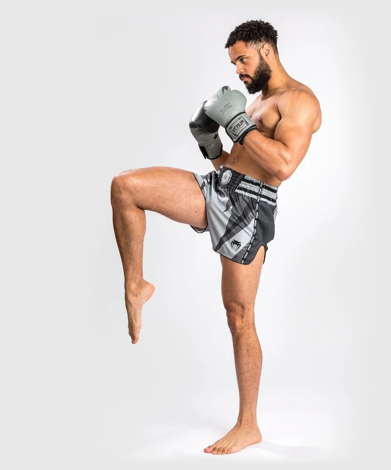 Venum Stone Muay Thai Kickboksshort Mineraal Groen - Image 5