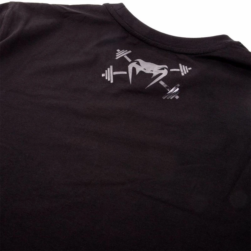 Venum T Shirts Wod Kicker Zwart Wit Venum Fitness Kleding - Image 4