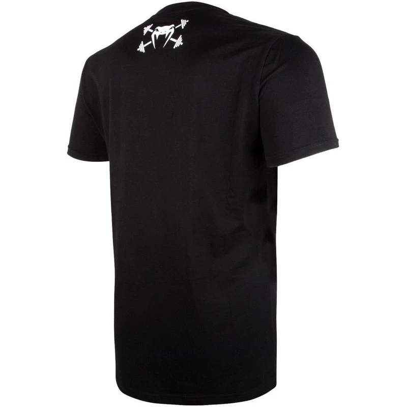 Venum T Shirts Wod Kicker Zwart Wit Venum Fitness Kleding